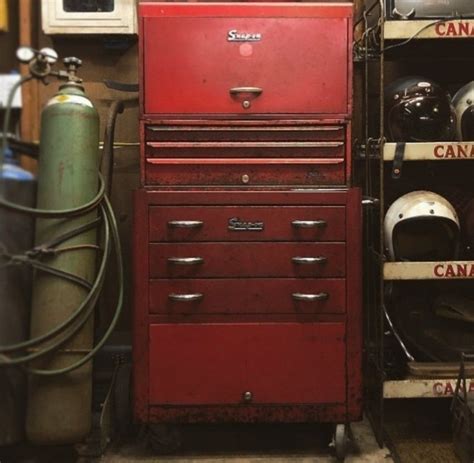 old metal tool box|1950s snap on tool box.